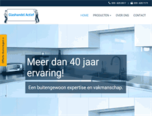 Tablet Screenshot of glashandelactief.nl